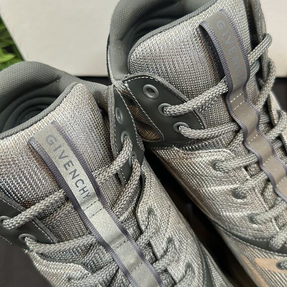 Givenchy Men's GIV 1 High Top Combo Sneakers Size 40 - Picture 5 of 13
